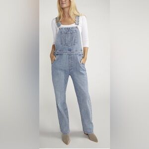 Silver Jeans 70’s Straight Leg Overalls